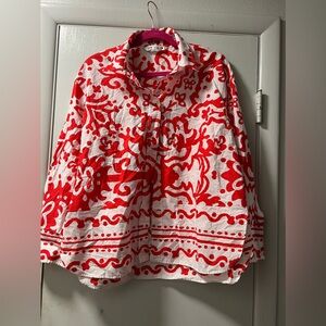 Zara button down top